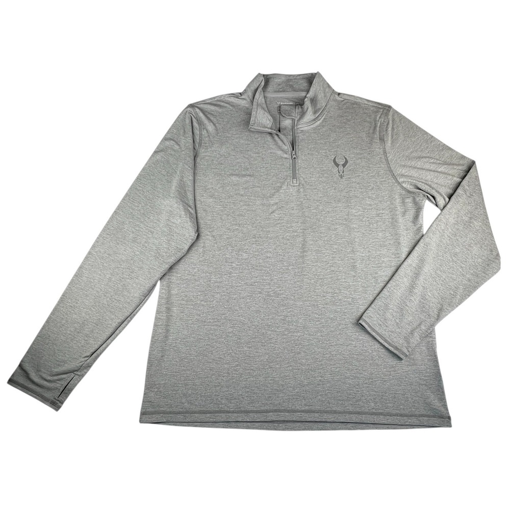 Badlands Longitude 1/4 Zip Pullover Mens X-Large Gray Hunting LS Sweatshirt $69